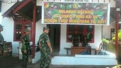 IRDAM XIII/Merdeka Tinjau Langsung Sasaran Fisik TMMD Desa Ranolambot