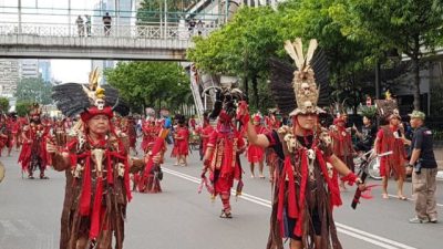 Letkol arm Toar Pioh Pimpin 250 Kabasaran di Jakarta