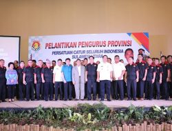 Hadiri Pelantikan Pengurus Percasi, Wagub Kandouw Harap Catur Sumbangkan Emas di PON 2020