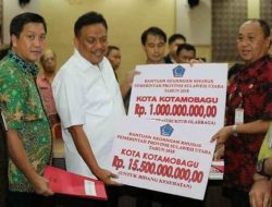 Pemkot Kotamobagu Terima Bantuan Keuangan Khusus dari Pemprov Sulut