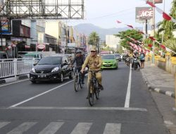 Pantau Kemacetan, Walikota Manado Bersepeda ke Kantor