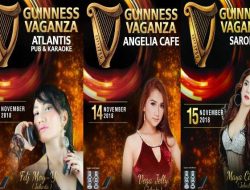 “Guinness Vaganza”, Tiga Artis Jakarta Siap Meriahkan 16 Cafe di Sulut