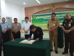 Terwujudnya Pemerintahan Bersih dan Bebas KKN, Pengadilan Tinggi Manado Canangkan Zona Integritas