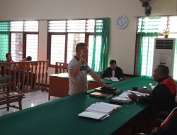 Jadi Saksi Sidang Dugaan Pencurian Cincin Zamrud, Mantan Kapolsek Urban Wanea ‘Bungkam’ Soal Isi Mediasi