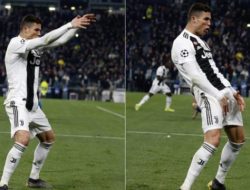 Selebrasi Selangkangan, Ronaldo Kena Denda Rp 320 Juta