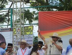 Kampanye Perdana di Manado, Capres Prabowo Minta Dukungan Menuju Istana Negara