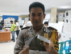 Kapolsek Mapanget Siaga 24 Jam Kawal Rekapitulasi Suara PPK