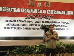 Pemilu Berjalan Aman dan Damai, Polda Sulut Gagas Kegiatan ‘Sulut Damai’