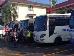 Polda Sulut Lepas Mudik Gratis ke Gorontalo