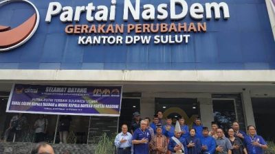 Lima Tokoh Adat Kawal Mokodongan Mendaftar Bacawagub Sulut 2020 di Nasdem