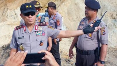 Tegas Tindak Penambang Liar, Kapolda Sulut Turun Langsung di PETI Potolo