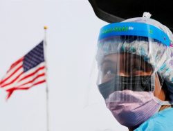 Sehari Ketambahan Hampir 55.000 Kasus COVID-19, AS Catat Rekor baru