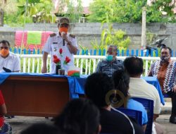 Salurkan BLT dan Sosialiasi GEBRAK MASKER, Walikota Maximiliaan Lomban Cek Sertifikasi Lahan di Pulau Lembeh