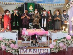 HUT ke-100 GMIM Imanuel Sagerat, Walikota MJL Berharap Terus Jaga Toleransi di Kota Bitung