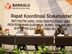 Kajati Sulut Hadiri Rakor, Deklarasi Anti Politik Uang,Hoax dan Politisasi Sara pada Pilkada