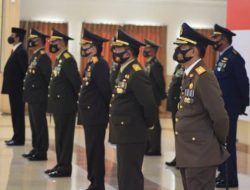 Kejati Sulut Hadiri Upacara HUT ke 75 TNI di Kodam XIII/Merdeka
