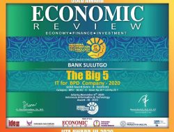 Bank SulutGo Raih Penghargaan The Big 5 IT for BPD Company IITA 2020