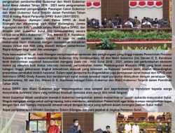 DPRD Sulut Paripurnakan Usul Pemberhentian Gubernur 2016 dan Pengangkatan Gubernur Terpilih 2020