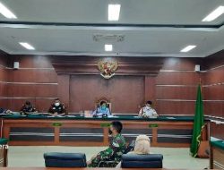 Sidang Pengadilan Militer Manado, Kopda S Terancam Pidana 5 Tahun Karena “Kawin Dua”