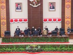 DPRD Sulut Gelar Paripurna Penjelasan Gubernur Terhadap Ranperda Pertanggung-jawaban Pelaksanaan APBD TA 2020.