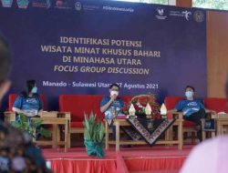 Diskusi Bersama Pelaku Wisata, Bupati Joune Ganda Tekankan Pengembangan Potensi Likupang Yang Belum Terbentuk