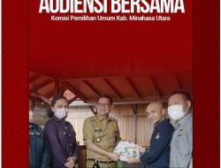 Mantapkan Pemilu 2024, Bupati Joune Ganda Perkuat Koordinasi Bersama KPU Minut