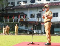 Pimpin Apel Pagi, Bupati Joune Ganda Ingatkan ASN Soal Disiplin dan Tupoksi Kerja