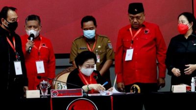 Diteken Megawati dan Olly Dondokambey, PDIP Terima Dana Parpol Dari Pemerintah Rp27 Miliar