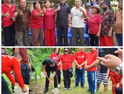 Tanam Pohon di Desa Tertua Minut, Bupati Joune Ganda Ajak Warga Kembangkan Potensi Desa