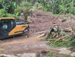 GERCEP, PUPR Minut Perbaiki Saluran Irigasi yang Rusak Akibat Banjir di Paniki Atas