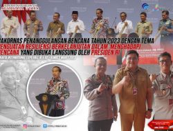 Dibuka Presiden Jokowi, Wakil Bupati Minut Ikut Rakornas Penanggulangan Bencana Tahun 2023