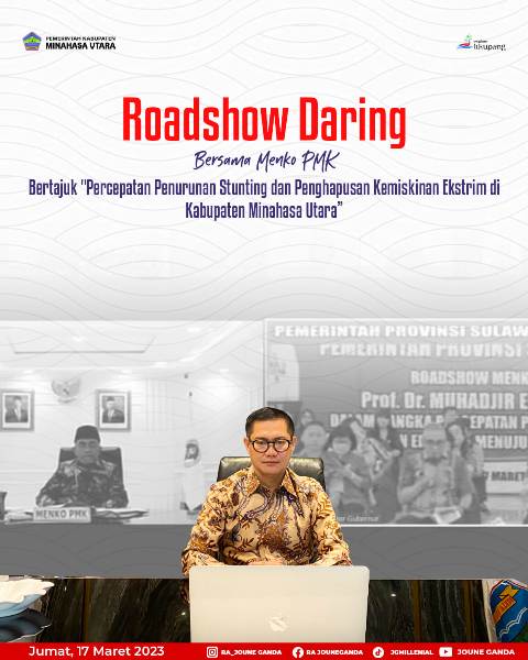 Roadshow Daring Kemenko PMK, Kabupaten Minut Genjot Percepatan ...