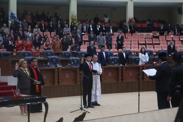 Rhesa Waworuntu ,Meyke Lavarence,PAW DPRD Sulut