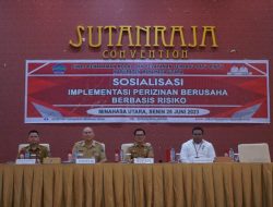 Pemerintah Kabupaten Minut Sosialisasi Implementasi Perizinan Berusaha Berbasis Resiko