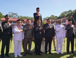 Ikuti Upacara Peringatan HUT Bhayangkara ke-77, Bupati Joune Ganda Apresiasi Kerjasama Institusi Polri