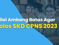 Ketahui Nilai Ambang Batas Untuk SKD CPNS 2023