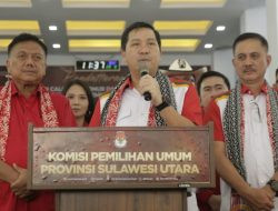 Resmi Mendaftar Pilkada Sulut 2024, Steven Kandouw Optimis Lanjutkan Pembangunan di Sulut
