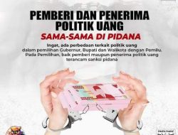 Rocky Ambar Ingatkan Bahwa Pemberi Penerima Praktik Politik Uang Sanksinya Pidana