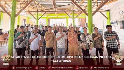 KPU Sulut Intensif Berikan Penyuluhan Hukum Terkait Pilkada