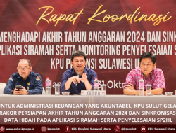 KPU Sulut Gelar Rakor Persiapan Akhir Tahun Anggaran 2024 dan Sinkrinisasi Data Hibah Aplikasi SIRAMAH,