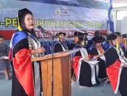 Pengukuhan Guru Besar Polimdo, Mareyke Alelo Puji Semangat Heidy Rumambi Raih Gelar Profesor