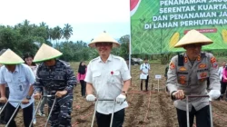 Pemkab Minut Kolaborasi Bersama Polri Dukung Program Ketahanan Pangan Nasional