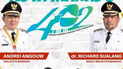 Perkuat Sinergitas, Bupati Joune Ganda Hadiri Paripurna HUT ke-402 Kota Manado