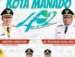 Perkuat Sinergitas, Bupati Joune Ganda Hadiri Paripurna HUT ke-402 Kota Manado