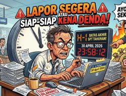 Lapor SPT Hari Ini atau Bayar Denda? Ini Pilihan bagi Wajib Pajak di Akhir April