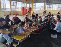 Edukasi Anak Pasar Bersehati, Himaju Akuntansi Polimdo Datangi Komunitas Dinding Manado