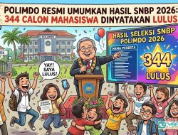 Polimdo Resmi Umumkan Hasil SNBP 2026 : 344 Calon Mahasiswa Dinyatakan Lulus
