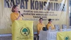 MEP dan CEP Turun Gunung, Rapatkan Barisan Golkar di Minahasa Selatan
