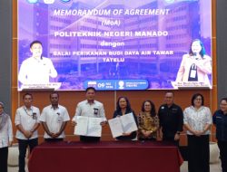 MoA Polimdo dan BPBAT Tatelu Jadi Langkah Strategis Perkuat Link And Match Dengan Industri