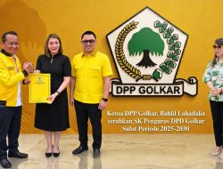 Dampingi Michaela Paruntu, Inggried Sondakh Kembali Pegang Kas DPD Golkar Sulut